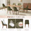 50.5cm H Fabric Upholstered Upholstered Back Side Chair in Grey-1962114114