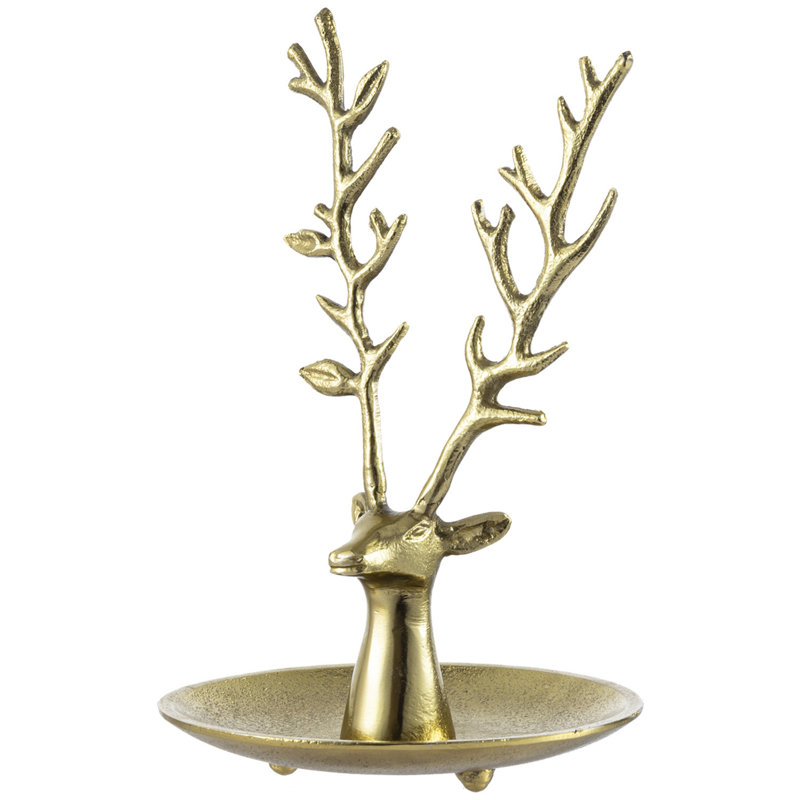 Deer Head Trinket Dish Jewellery Stand