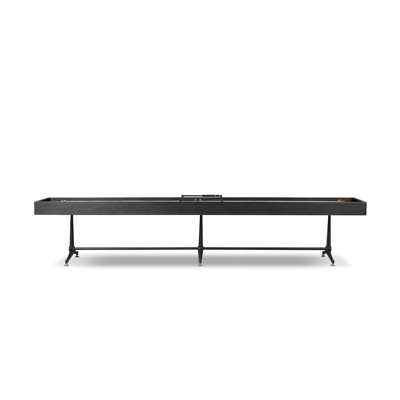 Large Shuffleboard Table-Smoked Oak