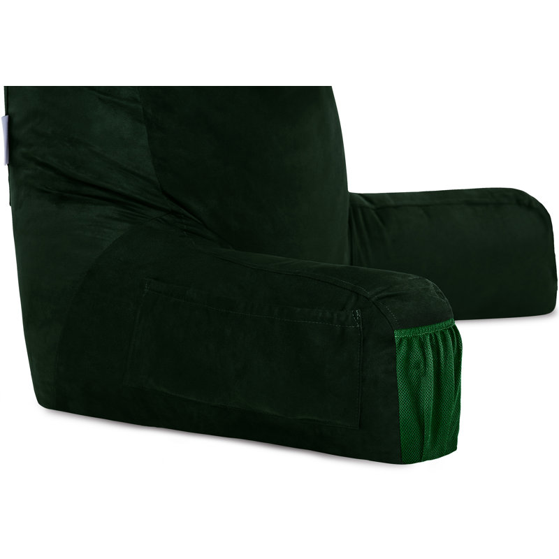 Housse et insert de coussin de lecture et de repos extérieur, Vert Ramona