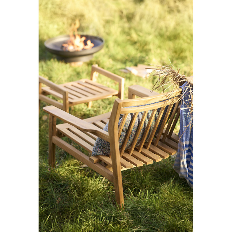 Sammen Outdoor Teak Lounge Chair