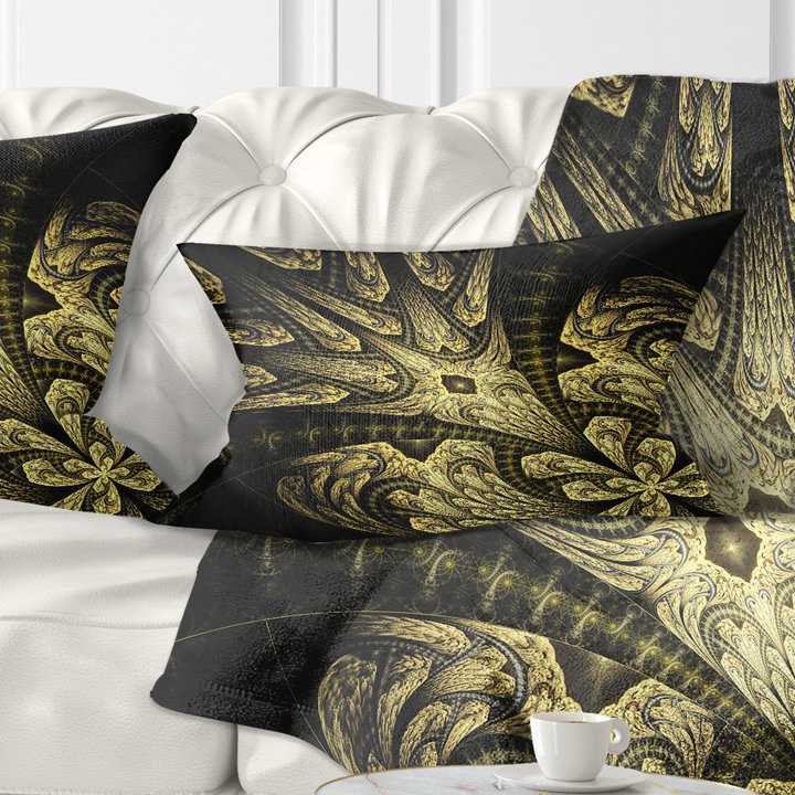 Coussin lombaire à pétales à longues fleurs