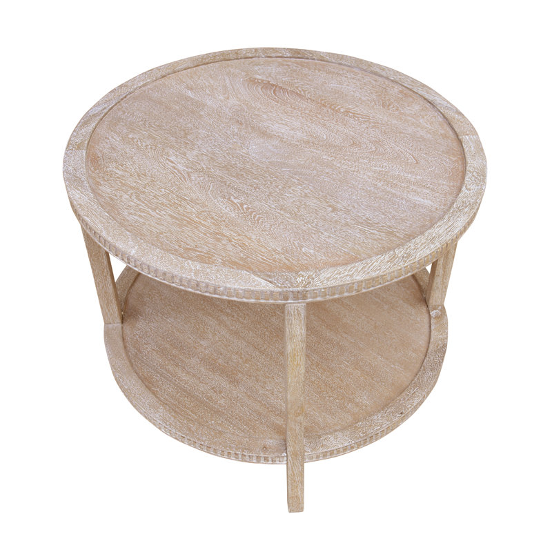Kénédy Table d'appoint, Nouveau blanc délavé