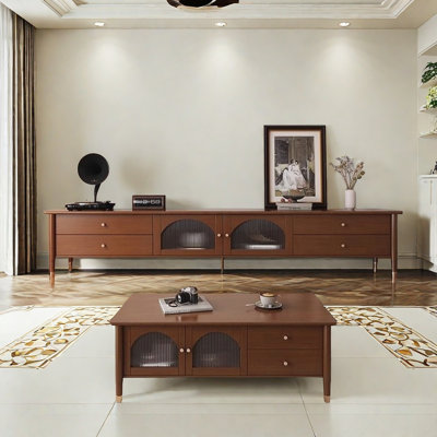 Table basse en verre
