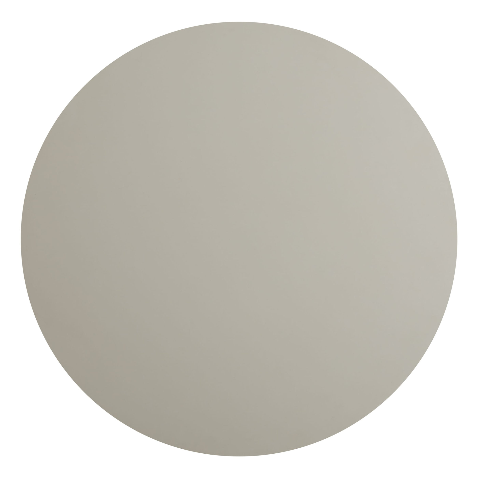 Apt Café Round Dining Table, Putty, 30" W x 30" L, White Oak