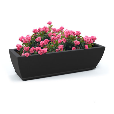 Boîte à fleurs en résine Aune