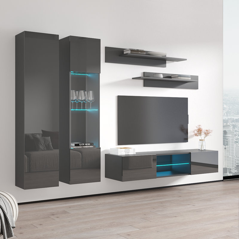 Meuble audio-vidéo Fly 100 A, Gris