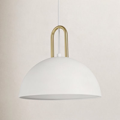 Dugan Single Light Metal Dimmable Pendant