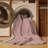 Machine Washable Solid Brown Area Rug-665235648