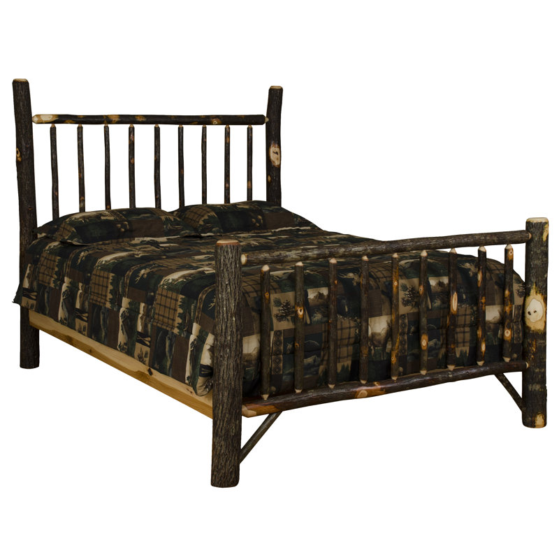 Ankara Solid Wood Spindle Bed, Full/Double