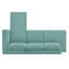 Canapé modulaire en chenille en L 113 po avec coussins double épaisseur Boneless-124632833
