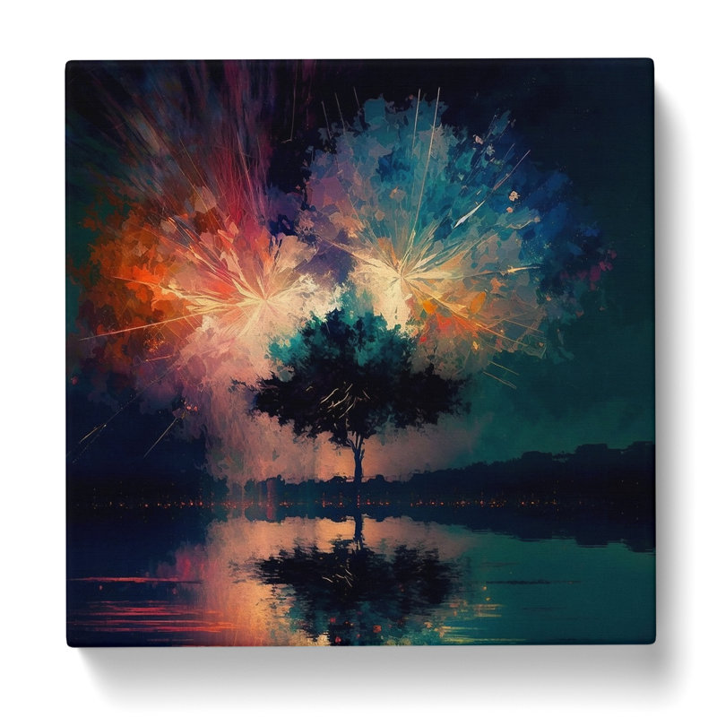 Fireworks Impressionism No.1 - Print