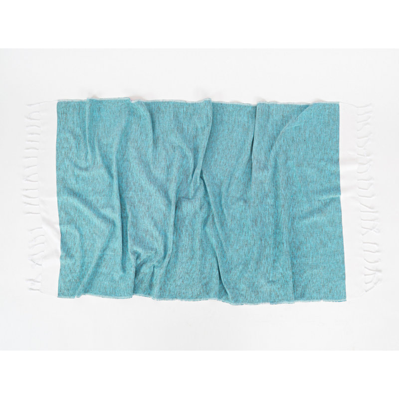 Serviette de plage 100% coton Gennesis, Bleu