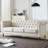 Gevon Velvet Roll Arm Sofa, Chesterfield Sofa for Living Room Upholstered with Smooth,Breathable Fabric-1937737865