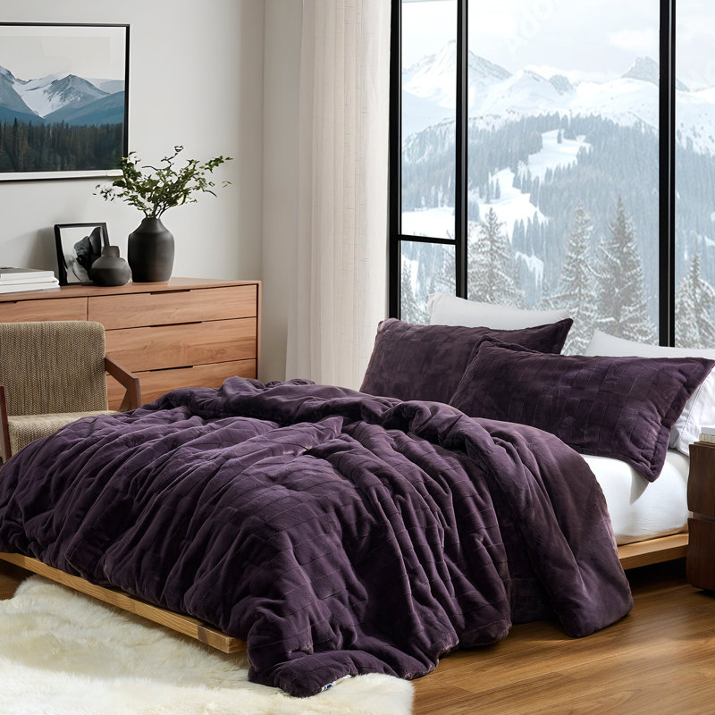 Better Than Anesthesia 2X - Coma Inducer® Comforter Set, King, Purple Nightfall