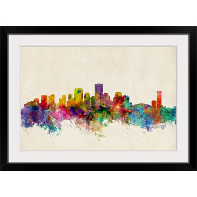 Francy " New Orleans Louisiana Skyline " by Michael Tompsett