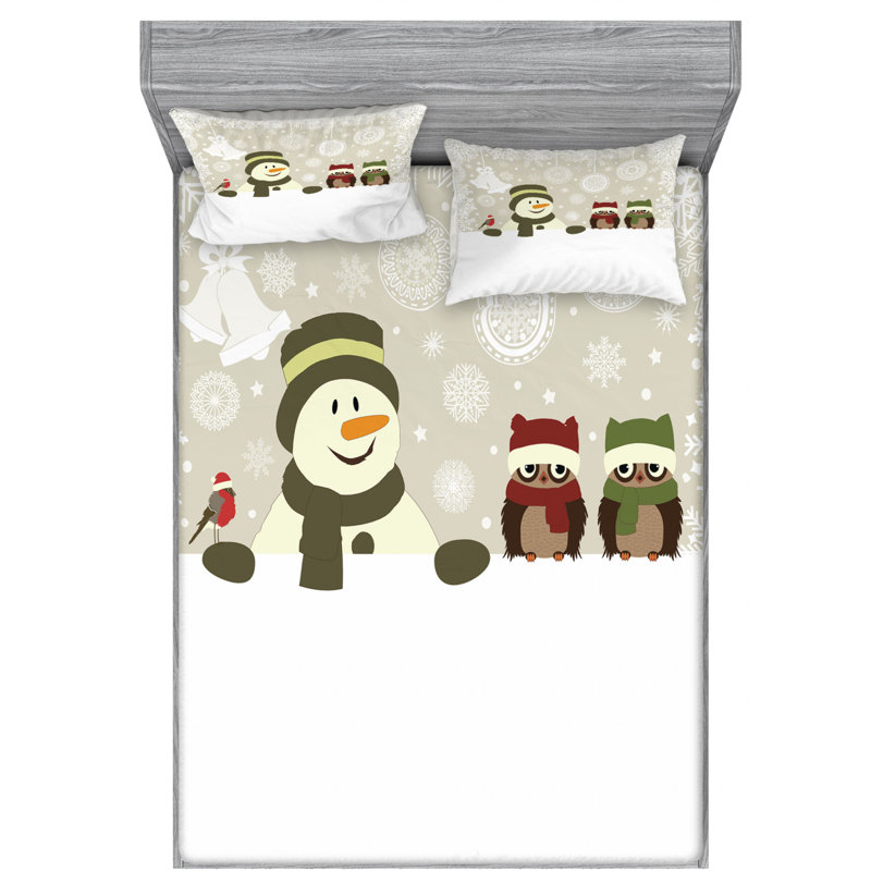 Microfiber Sheet Set, Queen Sheet Set with Fitted Sheet