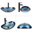 Metro Lane 53.3 mm L x 35 mm W Glass Specialty Sink with Tap-172751431