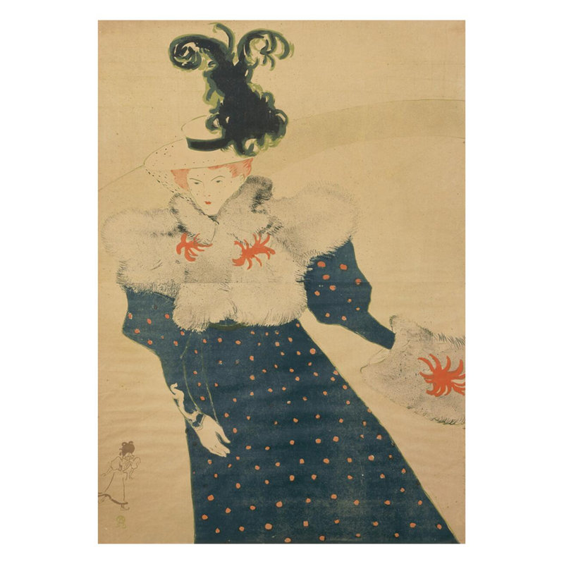 La Revue blanche par Henri de Toulouse-Lautrec - estampe numérique, H 28 po x l 22 po