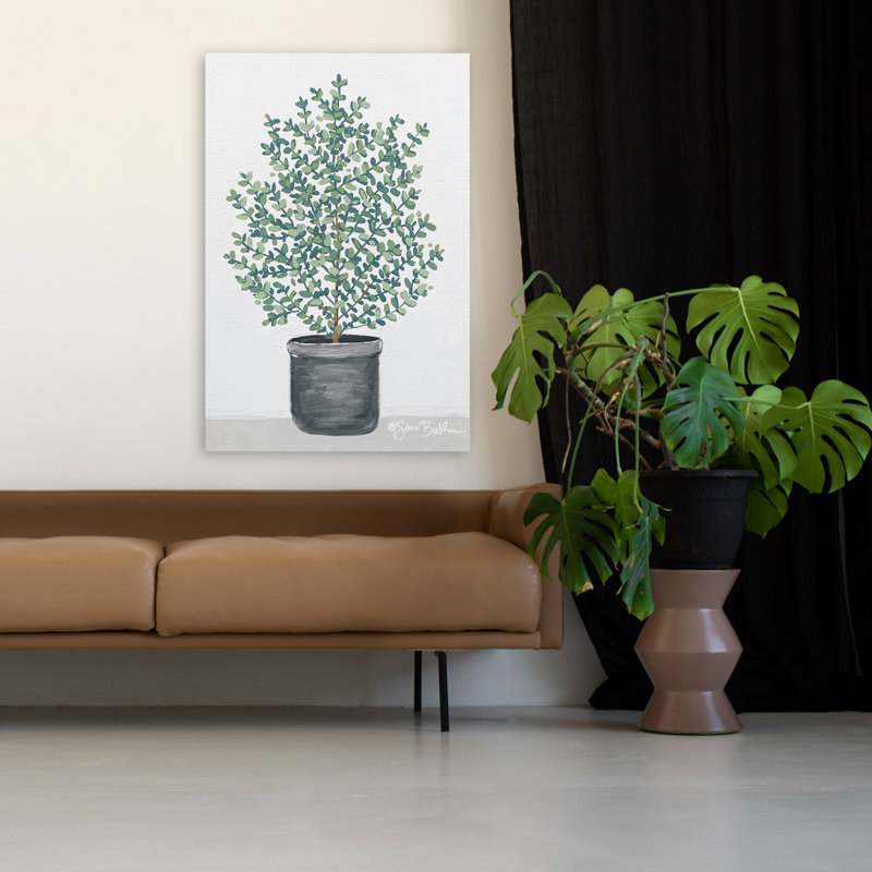 Patience en pot II - art de verdure en pot, H 48 po x l 32 po