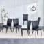 Chaise parsons rembourrée en similicuir H 18,3 po (ensemble de 6)-871749436-836515309