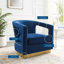 Fauteuil en velours Frolick Performance par Modway-2111805878