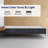 Marcijona 15" Premium Velvet Material Wood Box Spring/Bed Frame, Durable, Stylish, Multi Color-88932905-88932892