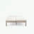 5-Position Adjustable Backrest double chaise with Cushion and Folding Side Trays-909913958