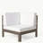 OANA -5-PIECE V SHAPE SOFA SET, WHITE