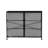 Ellerbe 31.5" Wide Modern Black Fabric 6-Drawer Chest-609878620
