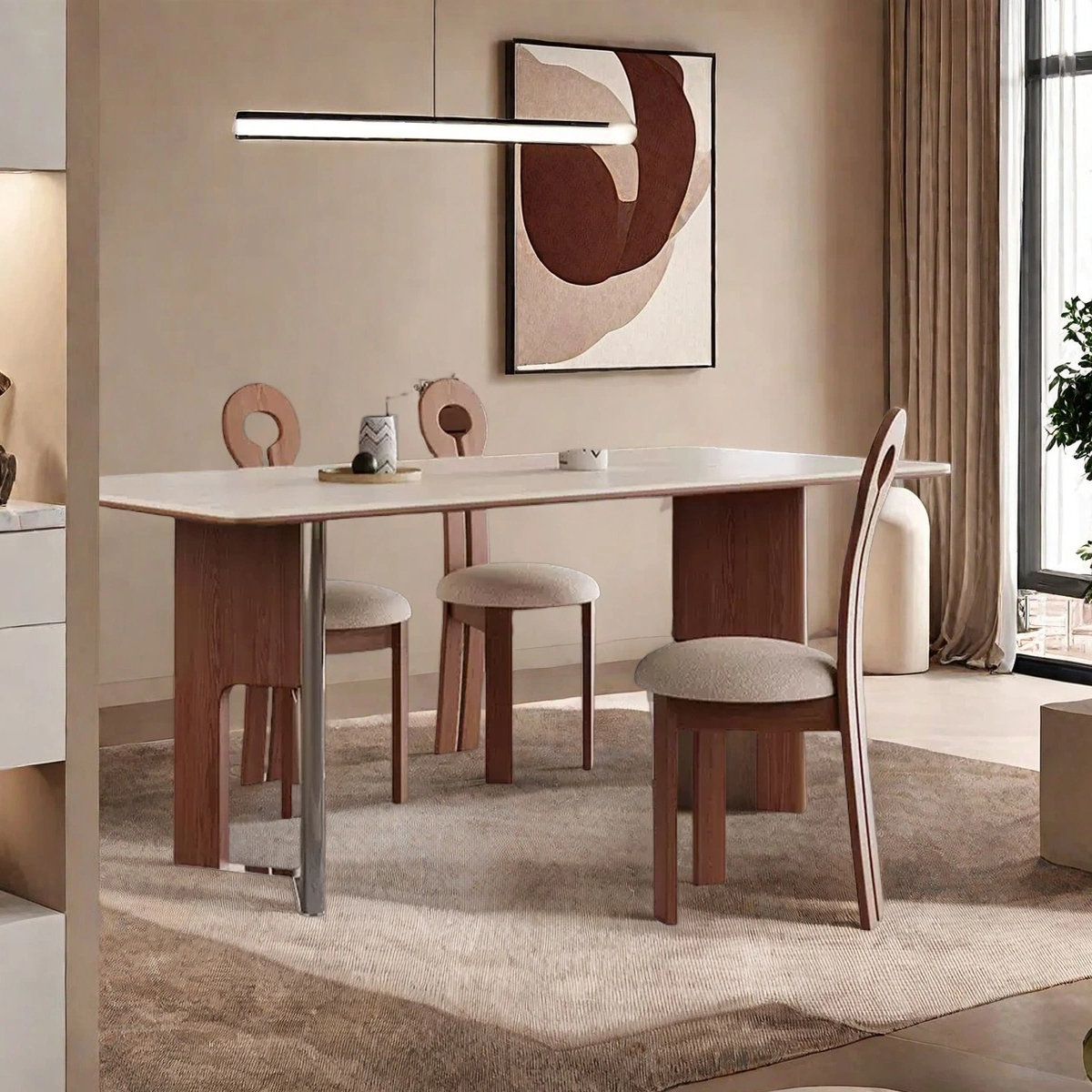 George Oliver Modern Luxury-Inspired Dining Table | Wayfair