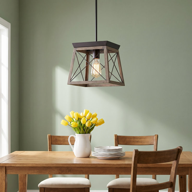 Soleil 1 - Light Single Pendant, Brushed Nickel