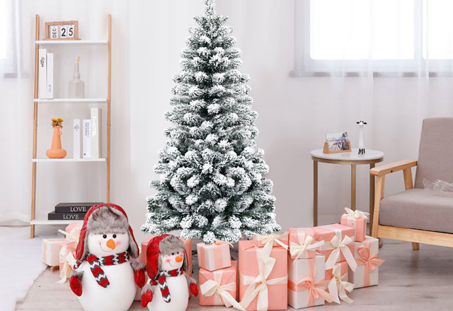 Our Best Frosted Christmas Trees