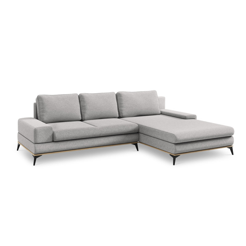 Cuiksa 5 Seater Sofa Bed, Light Grey, Right Hand Facing