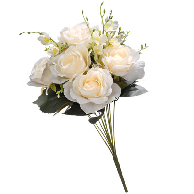 19" Cream Rose Bundle