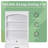 Bathroom Storage Cabinet with Two Doors, Drawers, Adjustable Shelf & Three Open Shelves-147694117