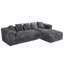 Canapé modulaire surdimensionné avec coussins Adame Boneless Compression-459245883-459245884-453656964