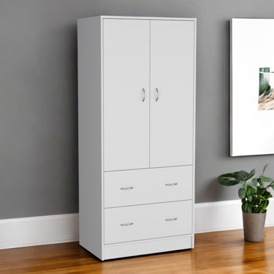Commode combinée 71 po à deux portes et deux tiroirs 71 po