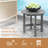 Round Outdoor Side Table , 18'' in. W 18'' in. D