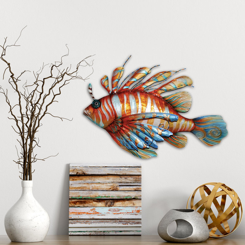 Décoration murale poisson-lion