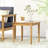 Rustic Wood Side Table With Slat Element, 20.36"w X 20.36"d 17.73"h, Feature, 20x20x17.73, Color