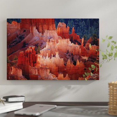 " Hoodoos In The Amphitheater As Seen From inspiration Point, Bryce Canyon National Park, Utah, USA " Color Photography