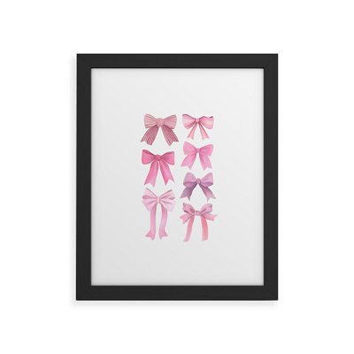 «Emanuela Carratoni Coquette Bows», reproduction d'art encadrée
