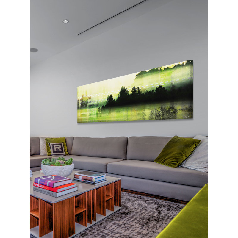 1 Piece Wrapped Canvas Wall Art, 38cm H x 114cm W