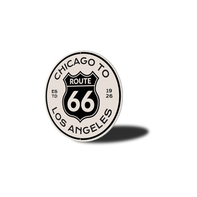 Panneau «Route 66 Chicago» à Los Angeles