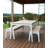 Aniki Rectangular Metal Outdoor Dining Table , 62'' in. W 35'' in. D