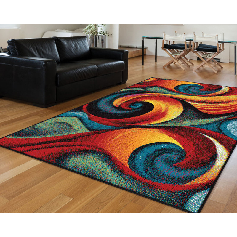 Weisman Abstract Indoor Rug, Rectangle 7'10" x 10'3"