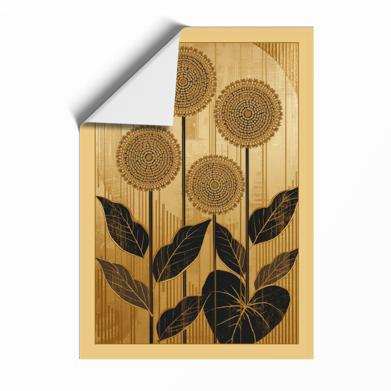 Dotted Flower Stems Botanical - Print, Unframed, A1 - 84.1 x 59.4 cm