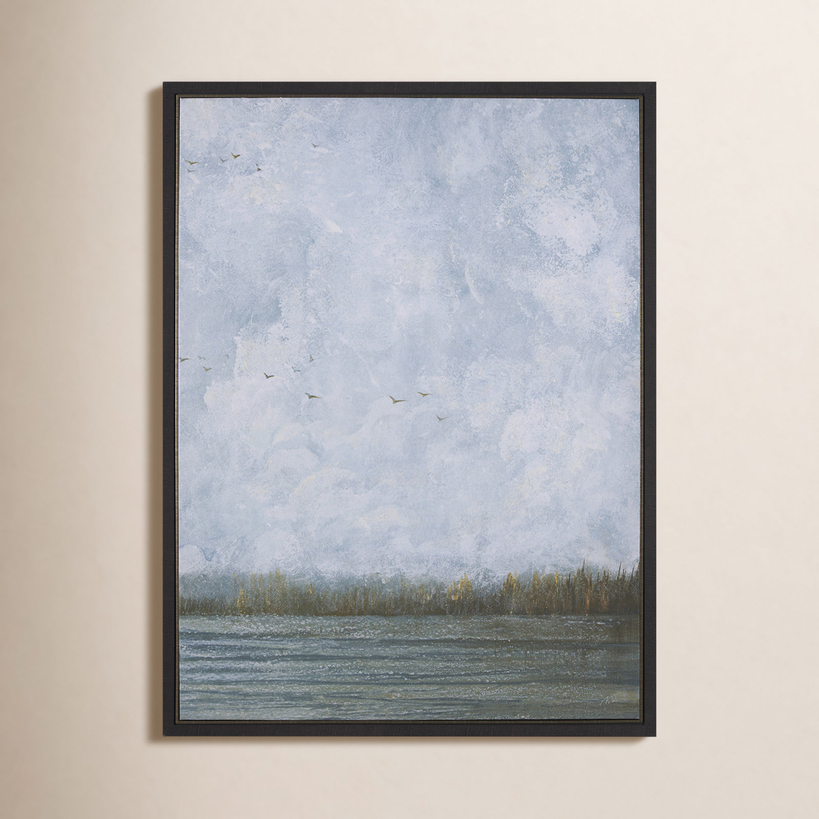 Spring Is Coming II Hand-Embellished Print, Spring is Coming II