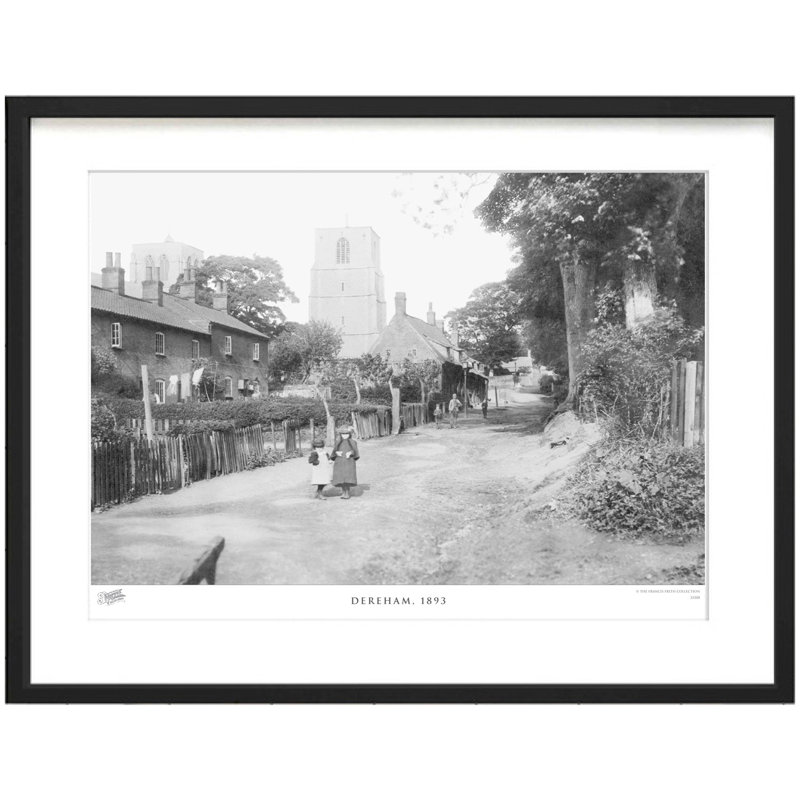 Dereham, 1893 by Francis Frith - Single Picture Frame Print, 60cm H x 80cm W x 2.3cm D